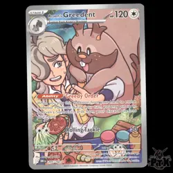 Arven's Greedent 205/182 SV10: Destined Rivals NM Pokemon - Image 1