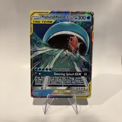 Pokemon Magikarp & Wailord GX Tag Team Promo Holo SM166 300 HP - Image 1