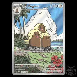 Alolan Dugtrio 208/191 SV08: Surging Sparks NM Pokemon 2024 - Image 1
