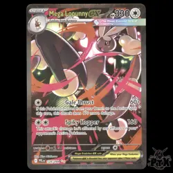 Mega Lopunny ex 128/094 ME02: Phantasmal Flames NM Pokemon 2025 - Image 1