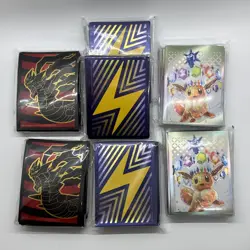 Pokemon TCG Various Sets ETB Deck Sleeves Sealed (Lot Of 7) Prismatic,Lost Orgin - Image 1