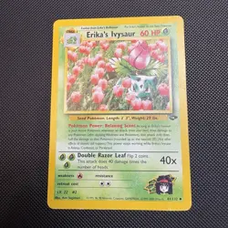 Erika's Ivysaur 41/132 Uncommon - Gym Challenge - Pokemon WOTC MP - Image 1
