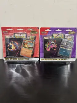Pokemon TCG Ascended Heroes Tech Sticker Collection SET 2 Charmander & Gastly - Image 1