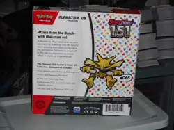 Pokemon TCG Scarlet & Violet 151 Alakazam ex Collection Box NICE!! - Image 2