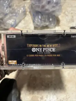 BOX ONE PIECE OP-09 Emperors In The New World Booster box new Sealed English - Image 2
