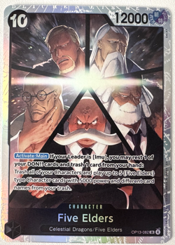 One Piece Five Elders (SR) OP13-082 Carrying On His Will - Image 1