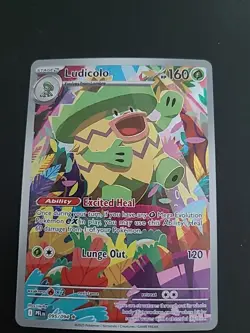 Ludicolo 095/094 Pokemon Mega Evolution Phantasmal Flames Illustration Rare NM - Image 1