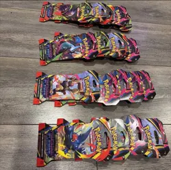 Pokemon Mega Evolution Phantasmal Flames Sleeved Booster Pack Lot Of 20 - Image 3