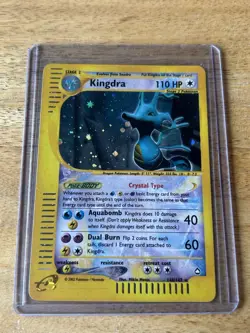 Kingdra Aquapolis Holo Secret Rare Crystal Card 148/147 - Image 3