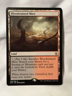 MTG Bloodstained Mire Khans of Tarkir Regular - Image 1