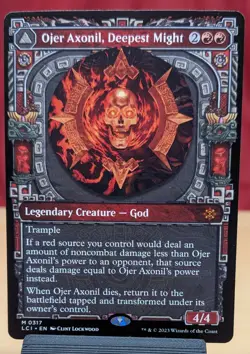 Ojer Axonil, Deepest Might (Showcase) #0317-The Lost Caverns of Ixalan-NM - Image 1