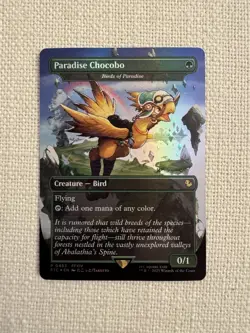 Paradise Chocobo - Birds of Paradise (Borderless) Foil P0483 Final Fantasy NM - Image 1