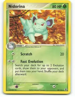 Pokemon Nidorina 40/112 | EX FireRed LeafGreenEXC BUY 2 CARDS GET 1 FREE!! - Image 1
