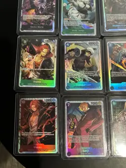 One Piece LOT 12 Cards ALL SR and ALL IN TOP LOADERS - Image 4