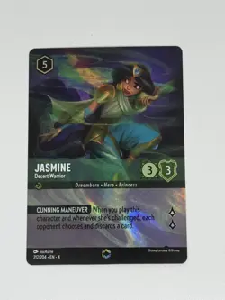 Jasmine - Desert Warrior ENCHANTED Disney Lorcana Ursula's Return 212/204 - Image 1