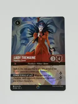 Disney Lorcana TCG Enchanted Lady Tremaine Imperious Queen 211/204 Pack Fresh - Image 1