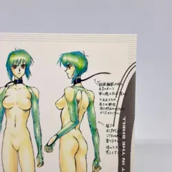 025 Ghost in the Shell SHIROW MASAMUNE illustration Card epoch JAPAN 2001 - Image 3