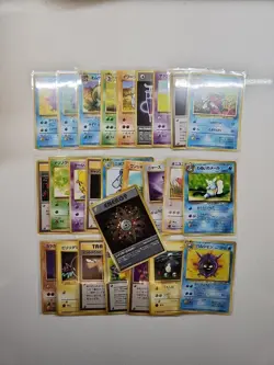Vintage Japanese Pokemon Card Lot 26 WOTC Era Commons Uncommons - Image 1