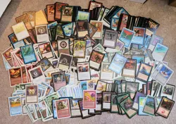 vintage magic the gathering card collection (500+ cards) - Image 1