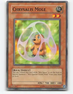 Chrysalis Mole #TAEV-EN011 Yugioh Card - Image 1