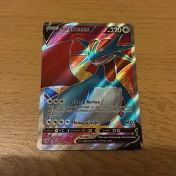 Pokemon Card TCG - Salamence V 185/189 Full Art Ultra Rare Darkness Ablaze NM - Image 1