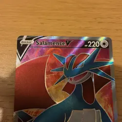 Pokemon Card TCG - Salamence V 185/189 Full Art Ultra Rare Darkness Ablaze NM - Image 4