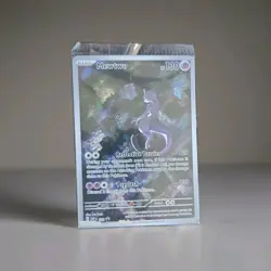SEALED Mewtwo Black Star Promo Card UPC SV 052 Pokemon 151 NM 2 - Image 1