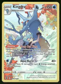 Pokemon Cards Kingdra TG03/TG30 Astral Radiance Trainer Gallery Holo NM - Image 1