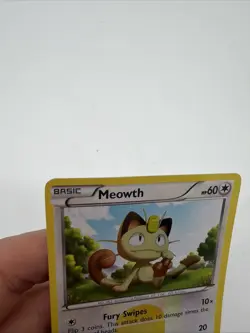 Pokemon Meowth Holo Secret Rare Black White Noble Victories Card 102/101 Pokemon - Image 5