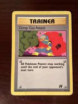 TRAINER- Goop Gas Attack 78/82 Team Rocket Unlimited Pokemon Card - Image 1