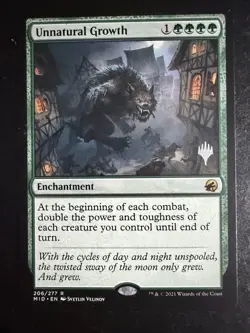 MTG - NM - Unnatural Growth - Promo Pack STAMPED - Image 1