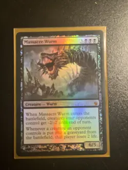 Massacre Wurm Mirrodin Besieged Foil - Image 1