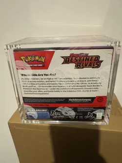 Pokemon TCG: Destined Rivals Booster Box - New And Sealed with acrylic case - Image 2