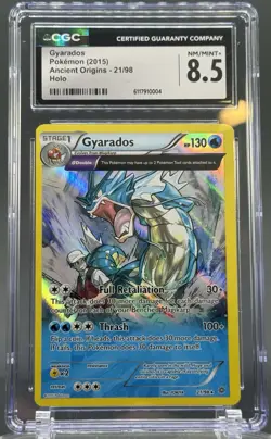 2015 Pokemon Ancient Origins Gyarados Holo #21/98 CGC 8.5 - Image 1