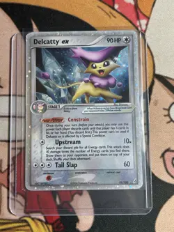 2006 Pokemon EX Crystal Guardians #91/100 Delcatty ex Holo - Image 1