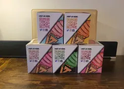 Complete Set of Ice Cream Gem Accessories KLRZ Deck Boxes Yu-Gi-Oh! Pokemon TCG - Image 2