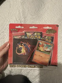 Pokemon Mega Evolutions Ascended Heroes Tech Sticker Collection Charmander Promo - Image 1