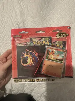 Pokemon Mega Evolutions Ascended Heroes Tech Sticker Collection Charmander Promo - Image 2