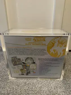 Pokemon Centre Brilliant Stars Elite Trainer Box with acrylic case -sealed - Image 2
