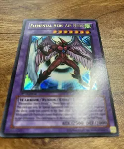 Yu-Gi-Oh! TCG Elemental Hero Air Neos STON-EN034 Ultra Rare 1st Edition 2007 - Image 4