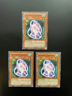 Yugioh Chrysalis Dolphin DP03-EN008 Common 1st Edition LP/MP X3 - Image 1