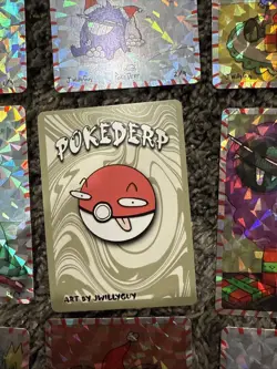 Pokederp Xmas 2025 Original Christmas Limited Derpy Card Set 9 Cards - Image 2