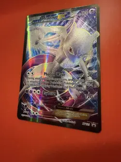 Mewtwo EX XY125 Full Art Black Star Promo Holo Pokemon Card Full Art Rare NM - Image 2