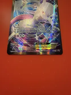 Mewtwo EX XY125 Full Art Black Star Promo Holo Pokemon Card Full Art Rare NM - Image 3