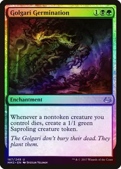 Golgari Germination FOIL Modern Masters 2017 HEAVILY PLD Uncommon CARD ABUGames - Image 1