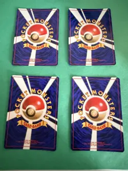 Lot Of 4 Vintage Halo Japanese Pokemon Cards - Image 2