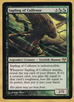 Sapling of Colfenor (Eventide, Rare, English, 2008) MTG - Image 1