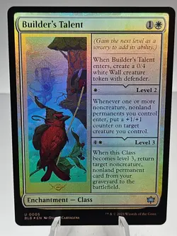Builder's Talent - 5 - Foil - BLB - NM - MTG Magic the Gathering - Image 1