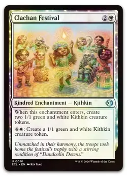 Clachan Festival #10 (Foil) (NM) ECL Magic MTG - Image 1