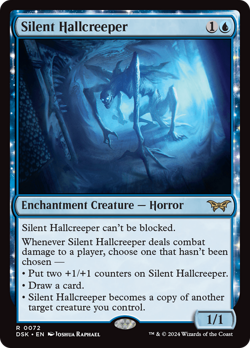 x1 Silent Hallcreeper DSK Duskmourn MTG 72 RARE M/NM 1x - Image 1